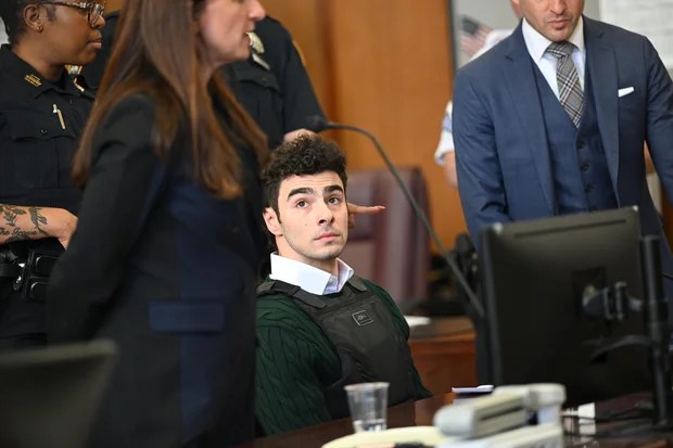 Luigi Mangione appears at a hearing for the murder of UHC CEO Brian Thompson at Manhattan Criminal Court on Feb. 21, 2025 in New York City. Getty Images