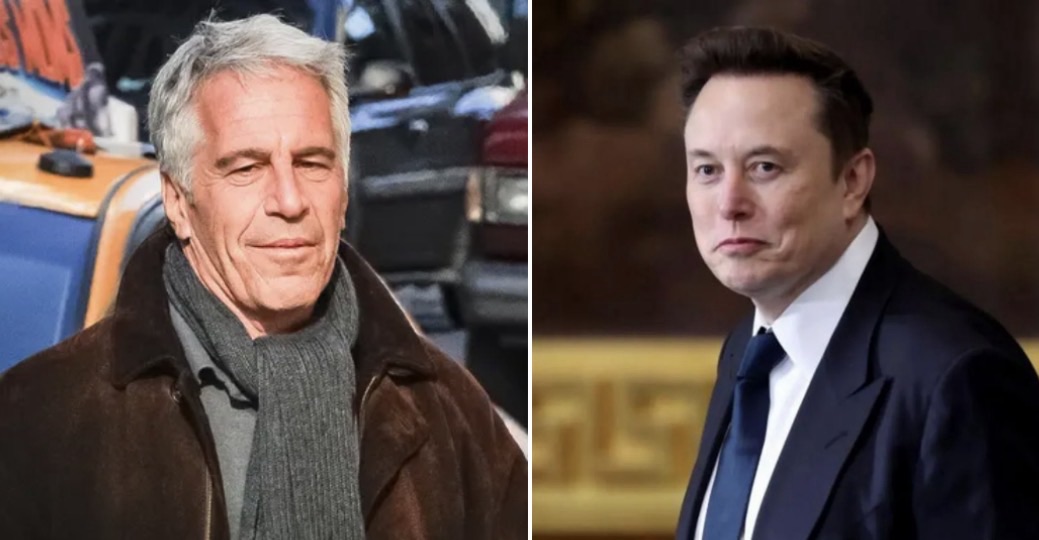 Elon Musk (Right), Epstein (Left) who allegedly discussed about parties in 2012