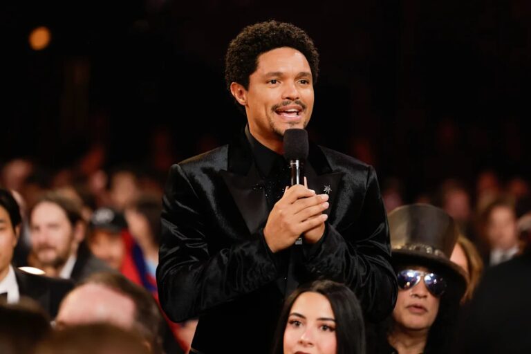 Trevor Noah at the 68th Annual Grammy Awards. (Francis Specker/CBS via Getty Images)