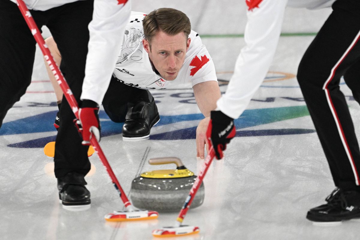 Canada's Marc Kennedy has been at the center of curling's Winter Olympic controversy | Tiziana FABI / AFP via Getty Images