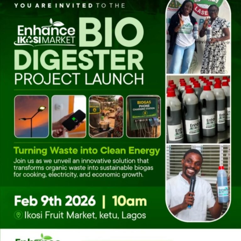 Lagos Goes Green: Big Waste-to-Wealth Biogas Project Launches at Ikosi Market | Instagram