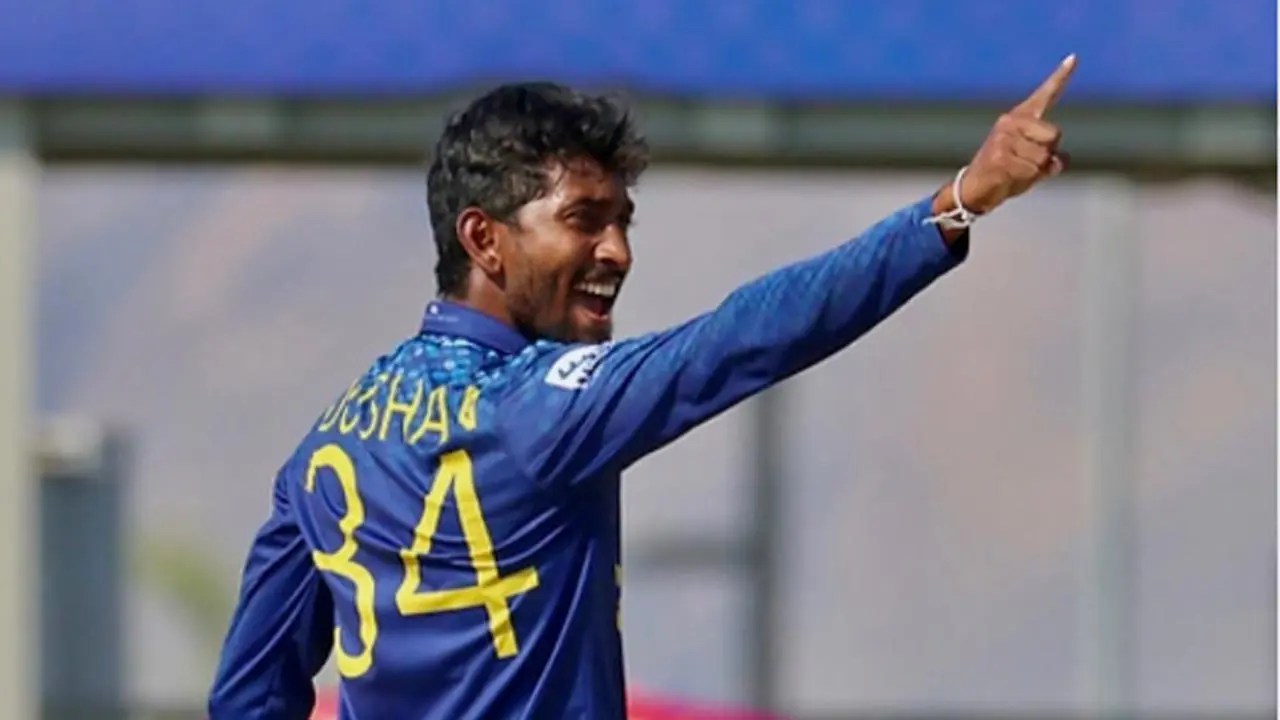 Dushan Hemantha replacing Wanindu Hasaranga | Dushan's/Instagram