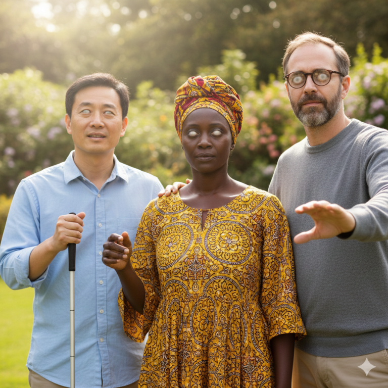 WHO Urges Action on Global Cataract Crisis | AI made/SWT Gallery