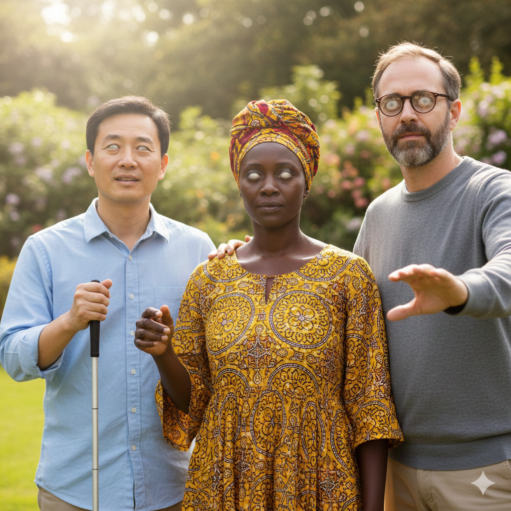 WHO Urges Action on Global Cataract Crisis | AI made/SWT Gallery