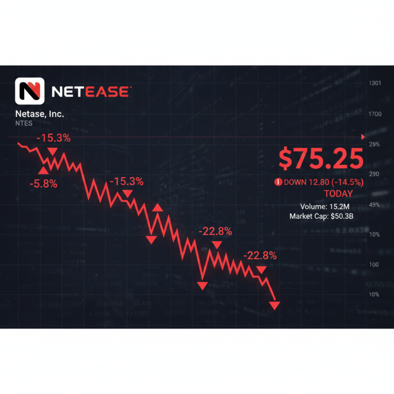 NetEase Shares Slump After Profit Warning | AI Made/SWT Images
