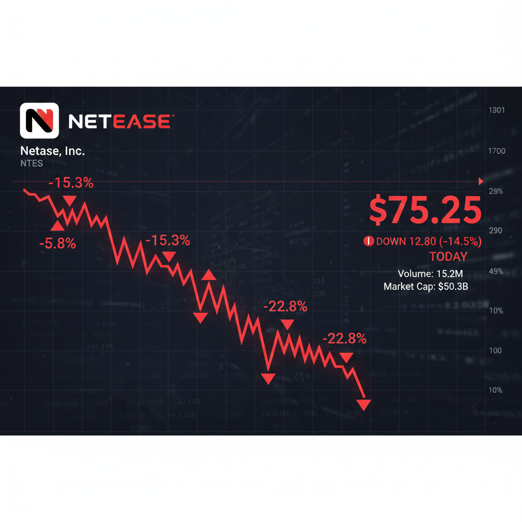 NetEase Shares Slump After Profit Warning | AI Made/SWT Images