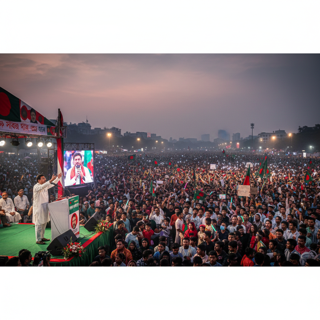 Bangladesh Holds Tense Post-Uprising Elections | AI Made/SWT Image