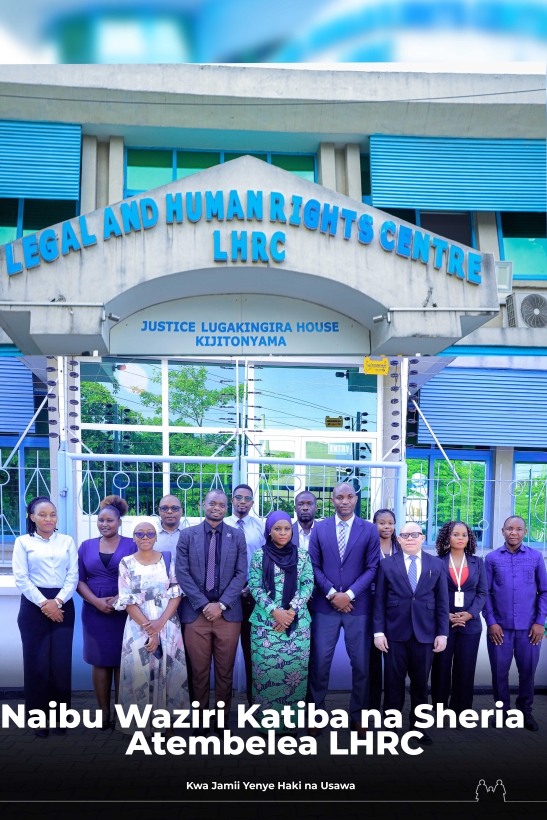 Legal and Human Rights Centre Hosts Deputy Minister to Expand Digital Legal Aid Access | LHRC