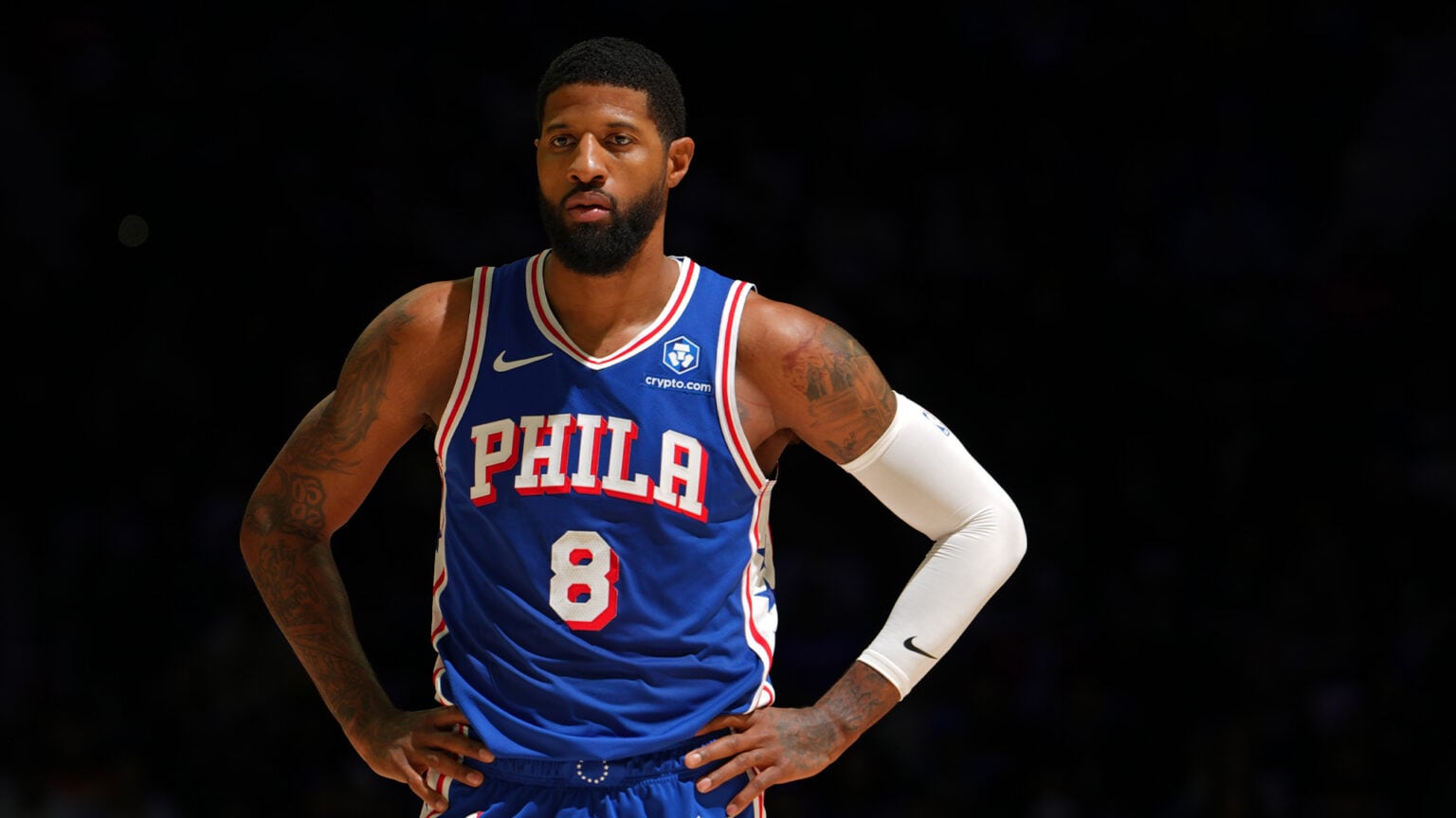 Philadelphia 76ers forward Paul George has been suspended without pay for 25 games