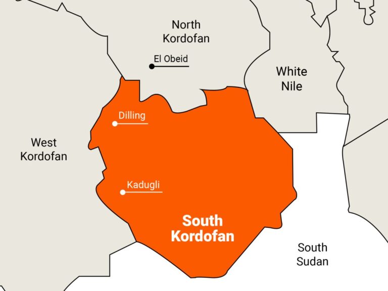 Sudan's map showing Kordofan region | Norwegian Refugee Council (NRC)