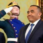 Madagascar's President Michael Randrianirina enters a hall at the Grand Kremlin Palace for his meeting with Russian President in Moscow. | AFP