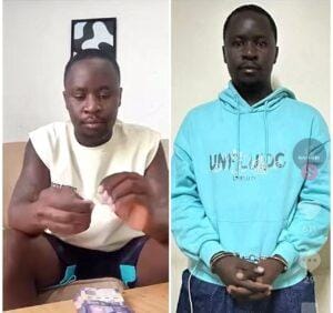 A man identified as Maximilian Motara was detained by Kenyan authorities for tearing up Ksh.100 on Tiktok