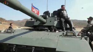 Kim Jong Un and Daughter testing New Battle Tank in Military Drill | KCNA