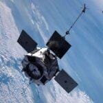 NASA's Van Allen Probe A satellite is set to fall back to Earth after nearly 14 years in orbit. The mission studied radiation belts surrounding the planet. | JHU/APL, NASA