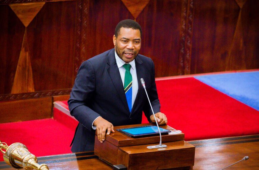 Tanzania's Prime Minister, Hon. Mwigulu Chemba