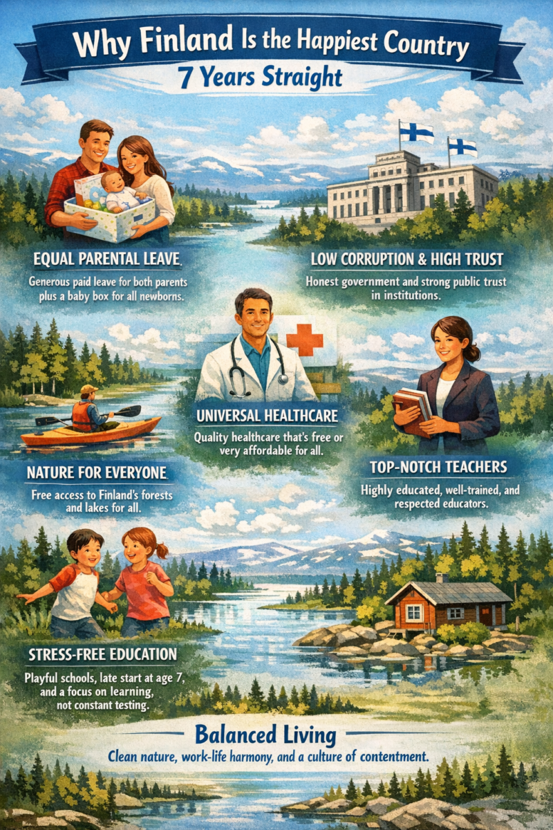 Finland: What the World Can Learn from 7 Years as the Happiest Country