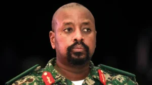 Muhoozi Kainerugaba, the head of the Uganda People's Defence Force