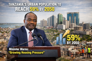 Tanzania urban population set to hit 59% by 2050, minister warns of housing pressure