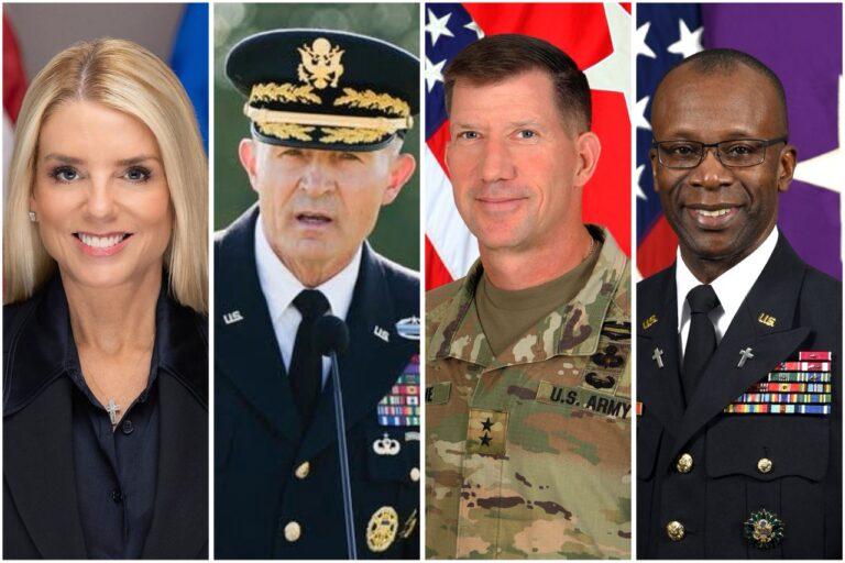 Pam Bondi, Randy George, David Hodne and William Green