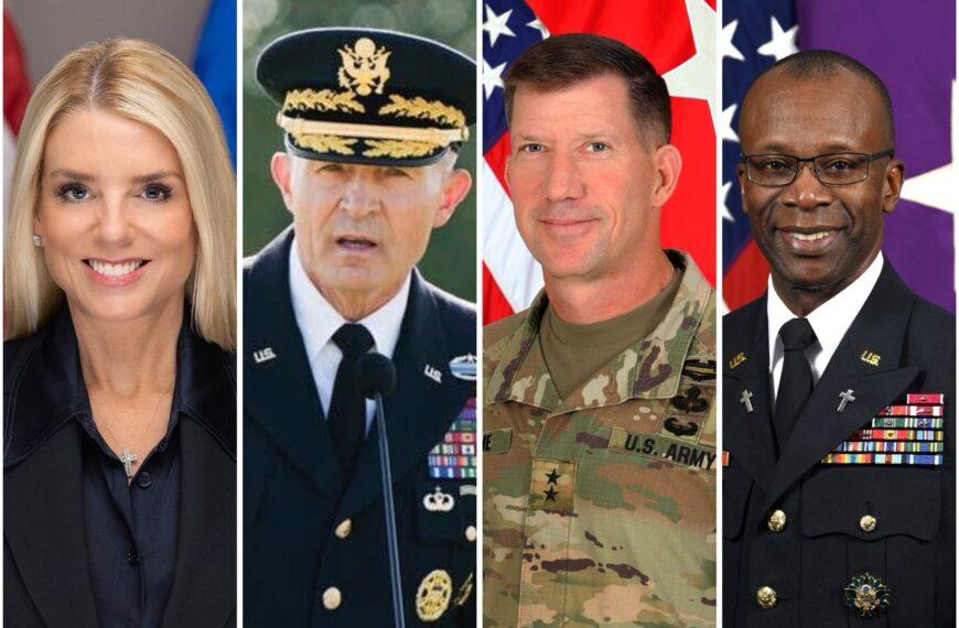 Pam Bondi, Randy George, David Hodne and William Green