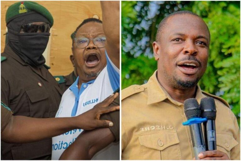 CHADEMA's Leaders, Tundu Lissu (left) and John Heche (right)