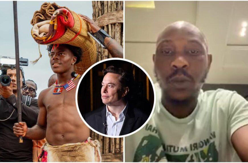 Seun Kuti IShowSpeed Elon Musk spy claims controversy viral video