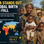 Africa stands out as global birth rates fall, raising questions over poverty and population growth