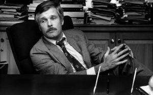 Ted Turner in his office in 1982