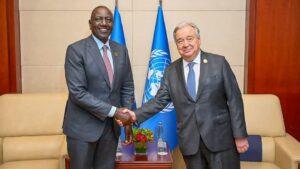 UN Chief Backs Ruto’s Push for Permanent African Seats on Security Council