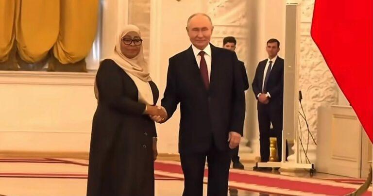 Samia Meets Putin as Tanzania Deepens Ties With Russia | Swahili Today