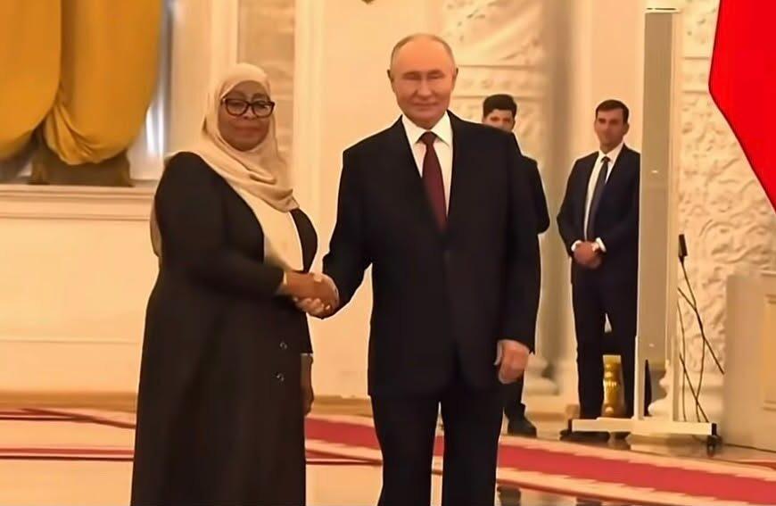 Samia Meets Putin as Tanzania Deepens Ties With Russia