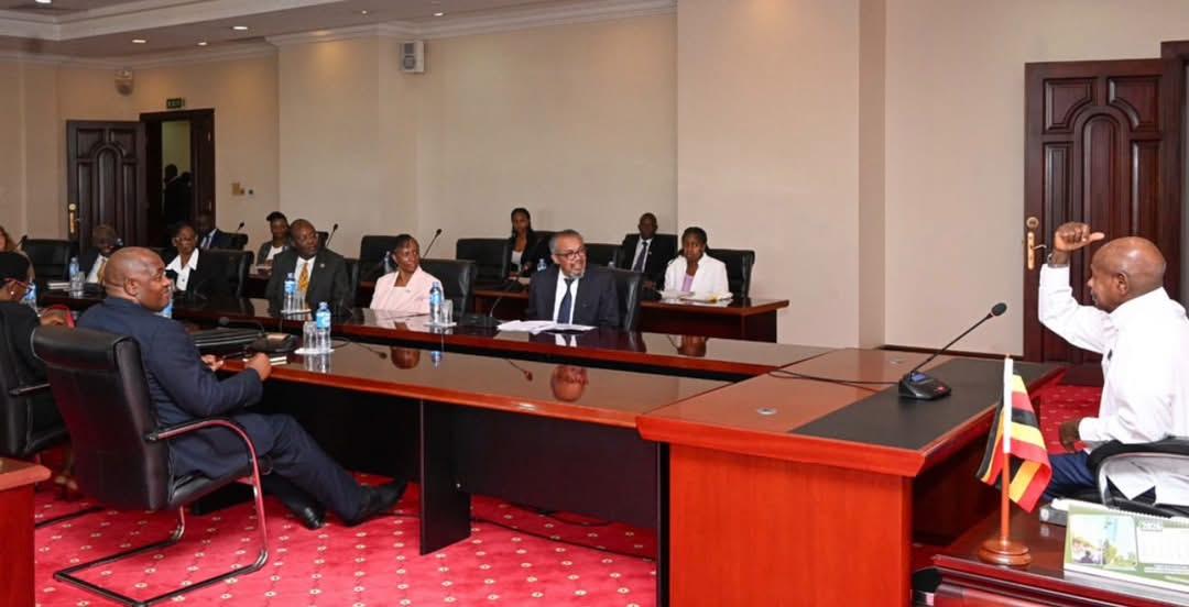 WHO Chief, Tedros, Meets Museveni, Questions Uganda’s Border Closure Over Ebola