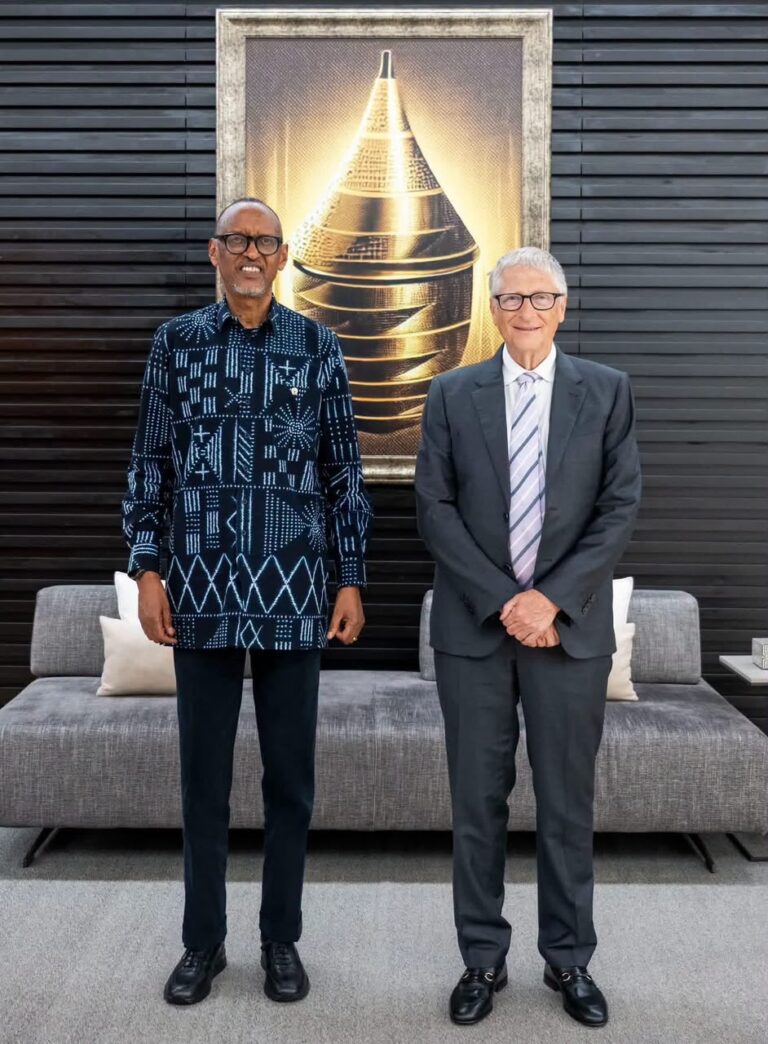Rwanda's Kagame Meets Bill Gates to Discuss Health, Agriculture and AI | Swahili Today